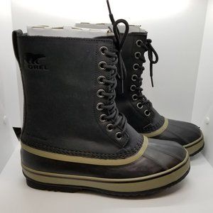 SOREL Men's 1964 LTR Tall Boot - Rain and Snow - Waterproof - Black - Size 8